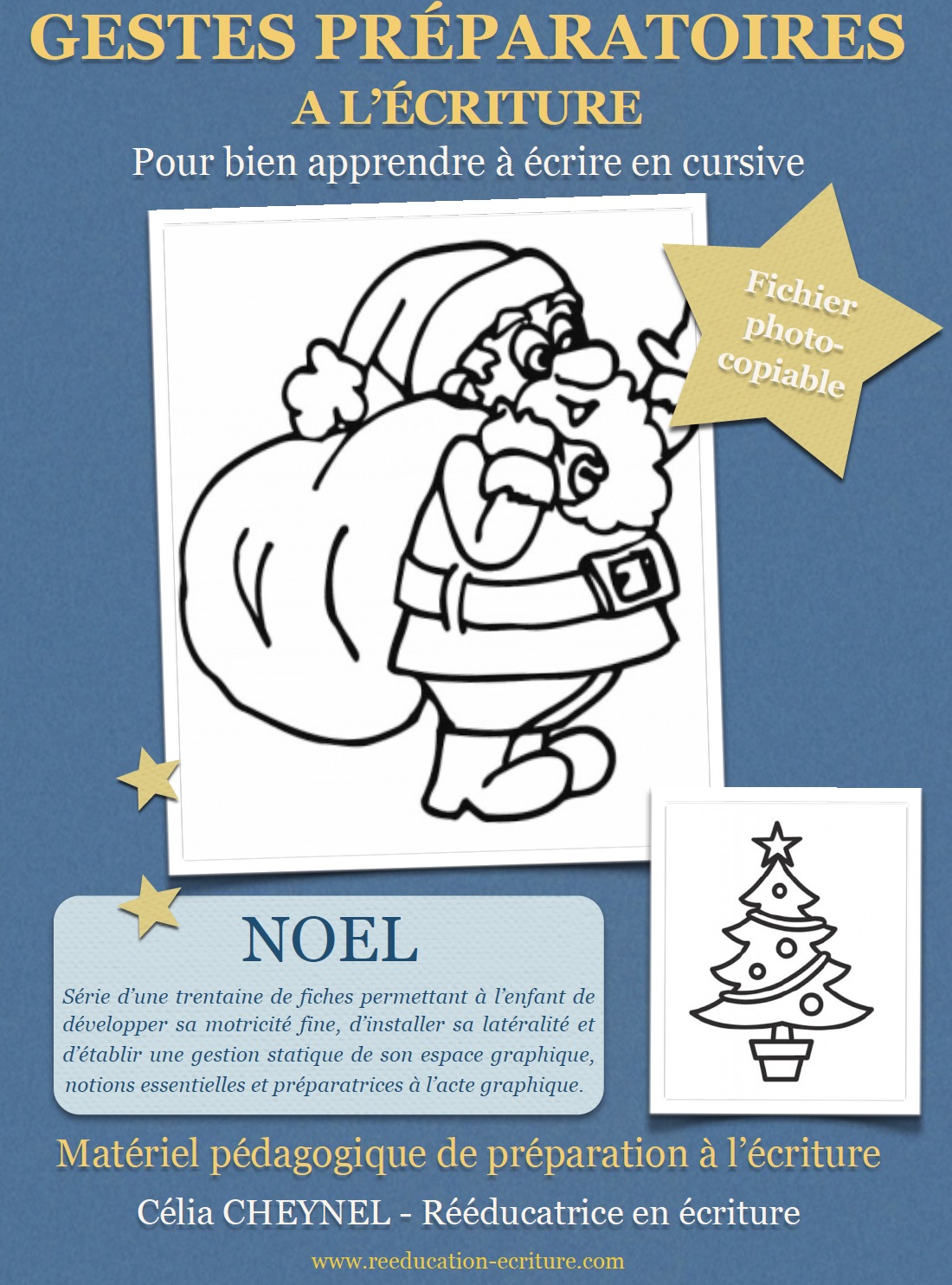 fichier écriture maternelle NOEL