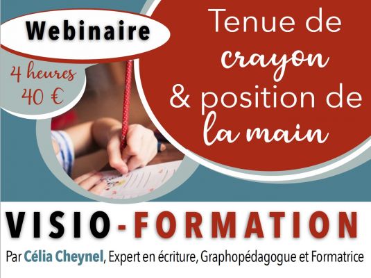 Webinaire tenue de crayon