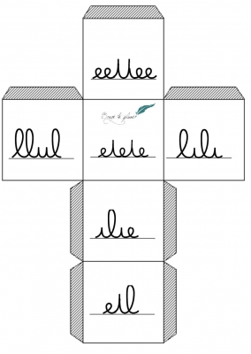 Jeu de dés de l'écriture